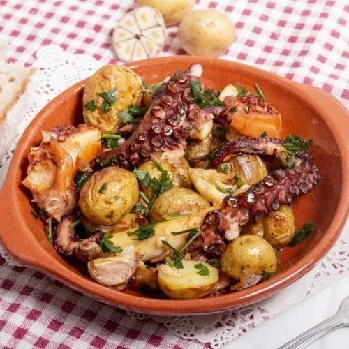 Polvo Assado no Forno