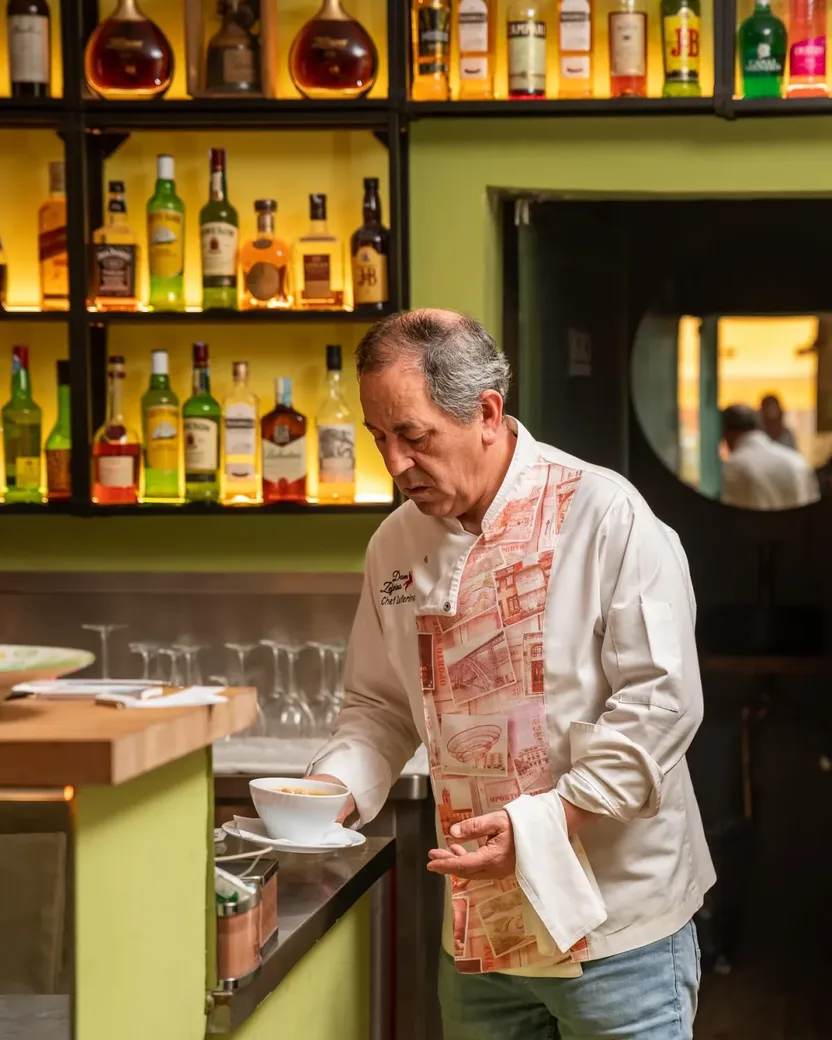 Interior elegante do Dom Zeferino